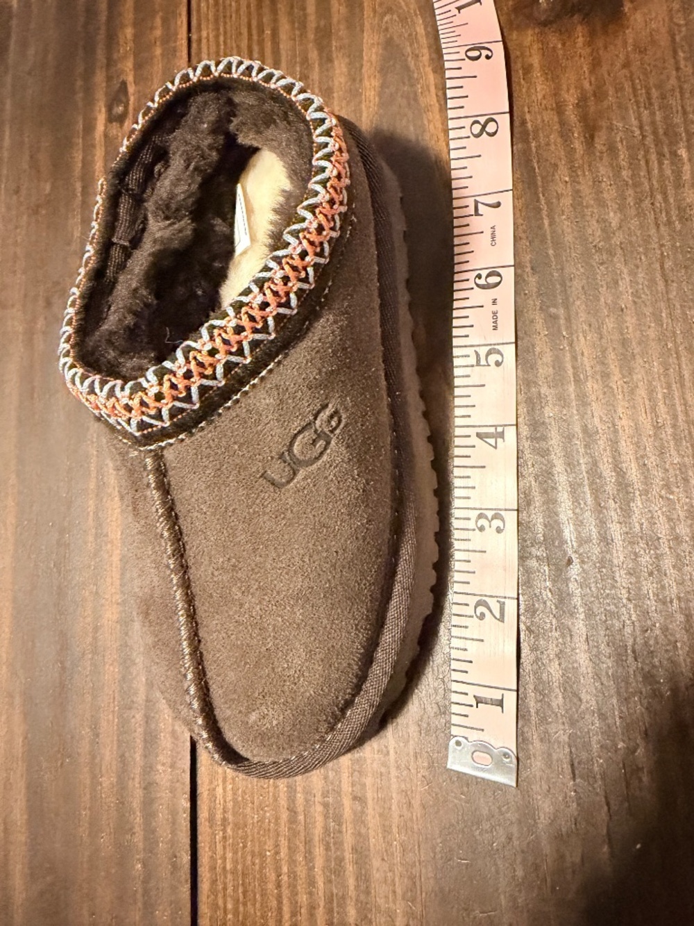 Toddler/Little Kid Brown "Slipper Boots" - Cozy & Warm! (Size 3, Runs Small) NEW - Picture 2 of 6
